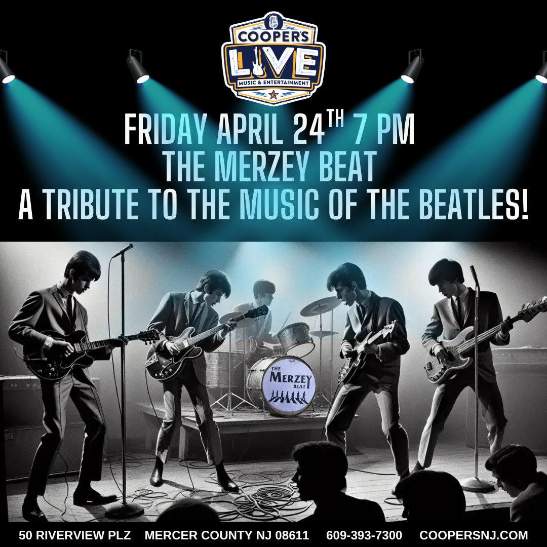 THE MERZEY BEAT A TRIBUTE TO THE MUSIC OF THE BEATLES! — Cooper's